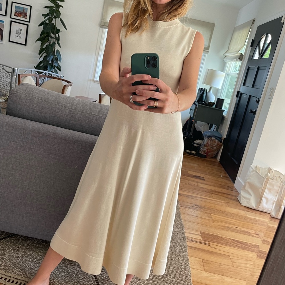 COS Cream Knit Dress